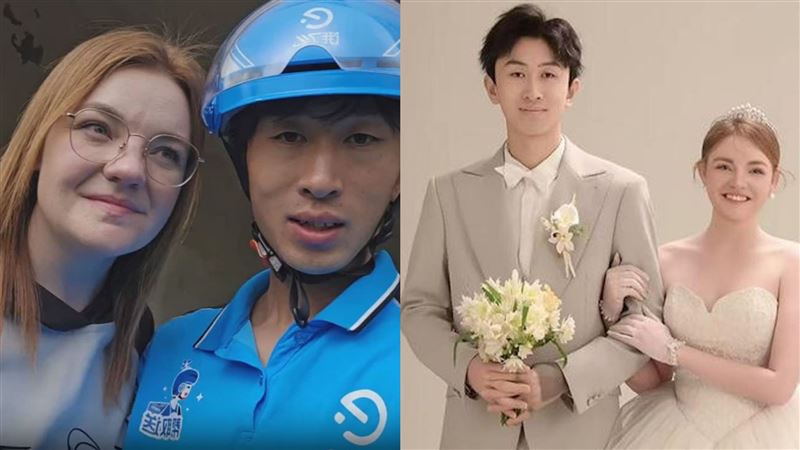 27歲外送員愛上美籍幼師！送餐電梯搭訕喊「I love you」　五個月後閃婚