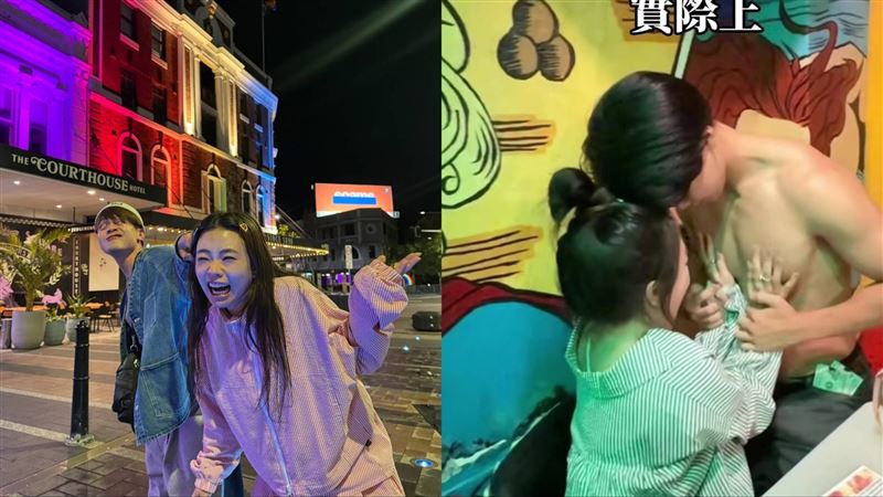 蔡阿嘎別看！二伯飛日本「狂摸猛男胸肌」羞到遮臉　極樂行程曝光