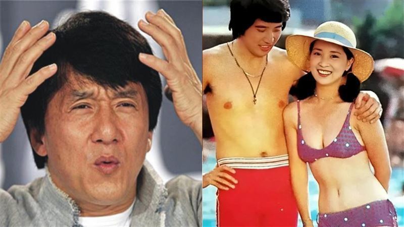 成龍不要看！林鳳嬌穿比基尼洩火辣美胸　秦漢爽摟她「真實反應」曝