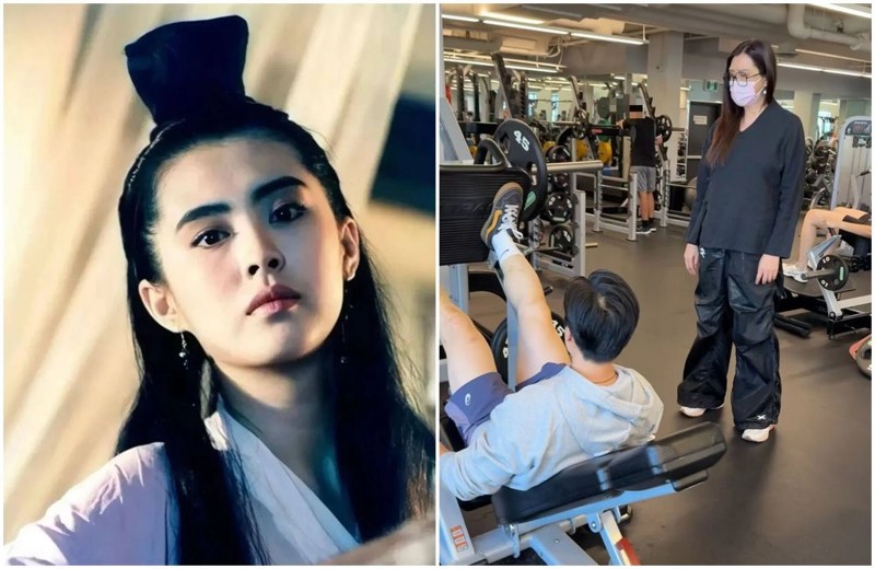 健身房偶遇黑衣長髮女「一看竟是58歲王祖賢」!網誇:以為40歲