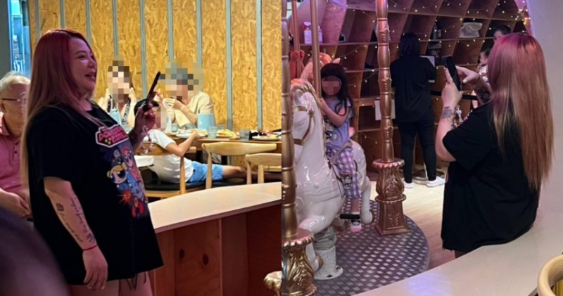 親子餐廳捕獲小甜甜母女　直擊吳中天也低調帶娃同場現身！溫馨畫面曝