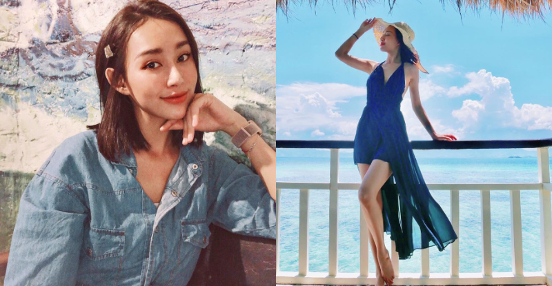 女神填滿了遺憾的心！「童恩」菲律賓渡假袒胸又曬腿，完美曲線獻給粉絲大口吃冰！