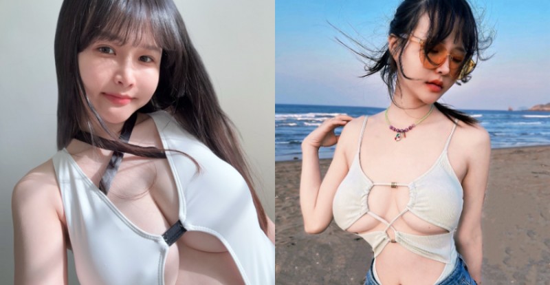 台南高中老師放假大解放　泳裝也包覆不住渾圓南半球！