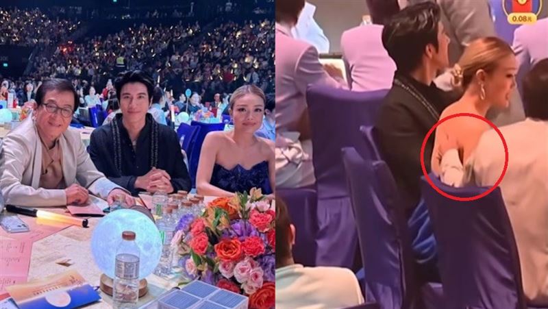 成龍「狂摸容祖兒美背、肩膀」影片瘋傳！動作超熟練　老闆楊受成出手了