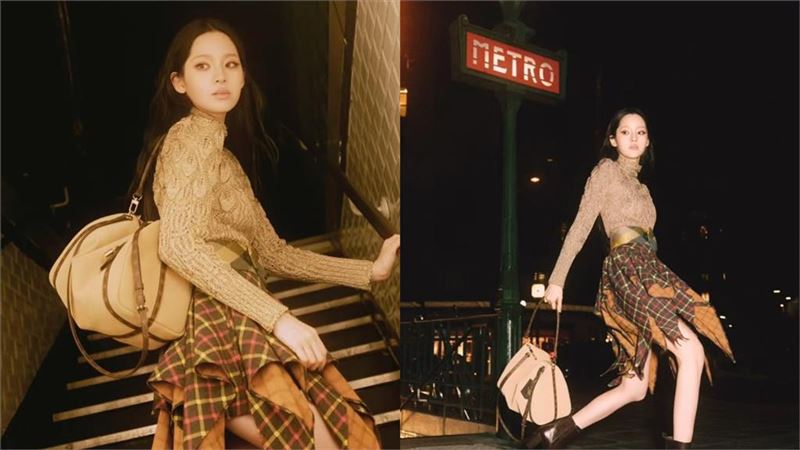 趕上末班車跪了！歐陽娜娜曬近照「賀中國國慶」　網嚇喊：老20歲