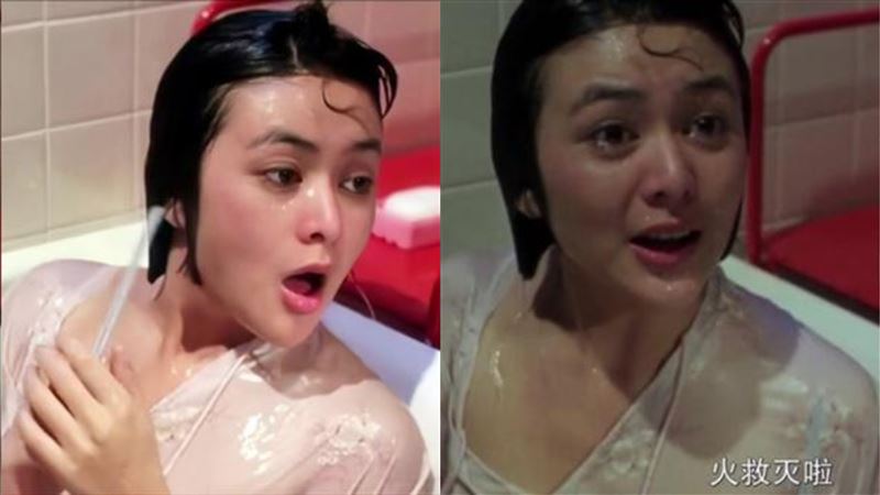 關之琳沒穿內衣上陣！泡浴缸濕身「胸前兩點激凸」　被5男星看光光