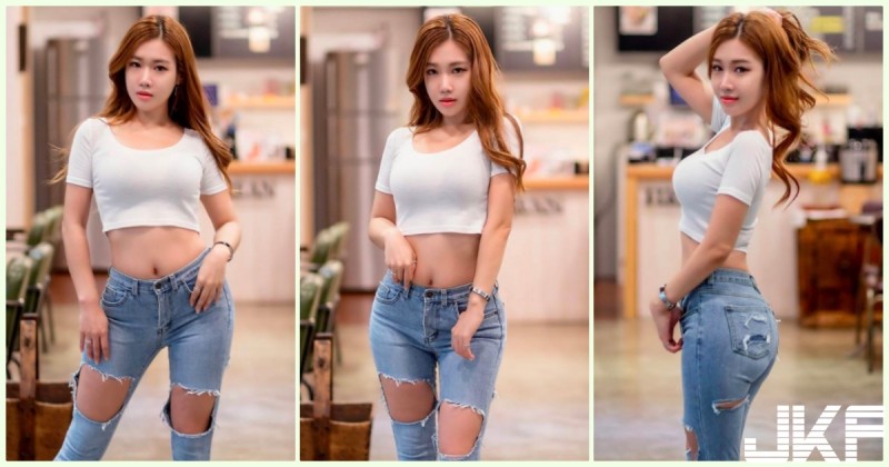 血脈噴張！超性感「白皙大奶妹」水蛇腰好誘人！邪惡的「逆天美腿」讓人好衝動…