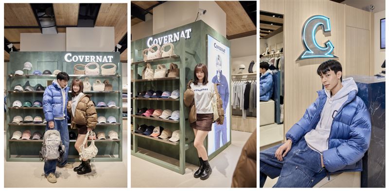 韓國潮牌COVERNAT誠品武昌開幕！必抄「冬季穿搭術」