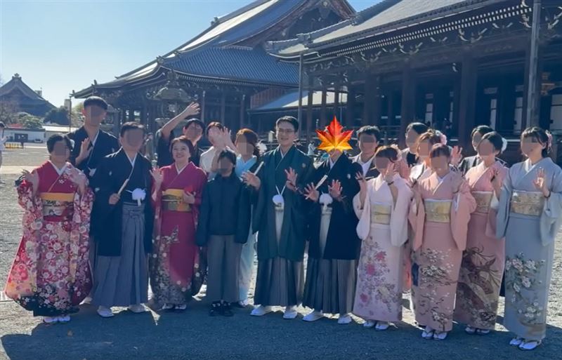 徐嶔煌京都完婚!和新郎年齡差逾10歲 被問「日本人嗎」親自解答