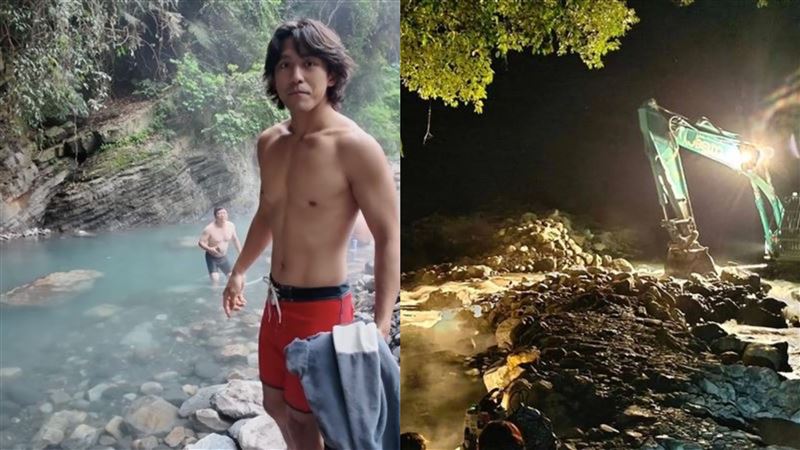 芃芃野溪溫泉毀了！網紅上周才開箱泡湯　狂讚水超深「可邊泡邊游泳」