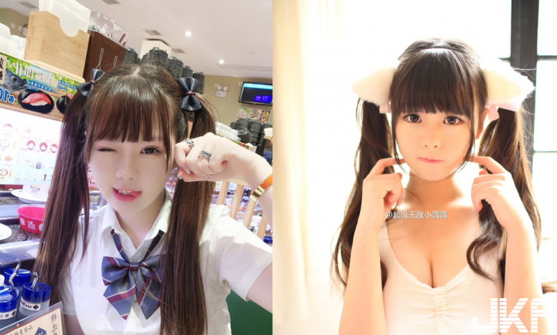 雙馬尾制服妹「暗藏兇狠身材」　又巨又萌勾粉絲：想抱緊處理
