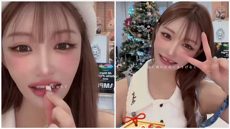 漏風照賣萌!明日花綺羅「缺門牙舞」流出 電暈500萬粉絲:沒牙也可愛