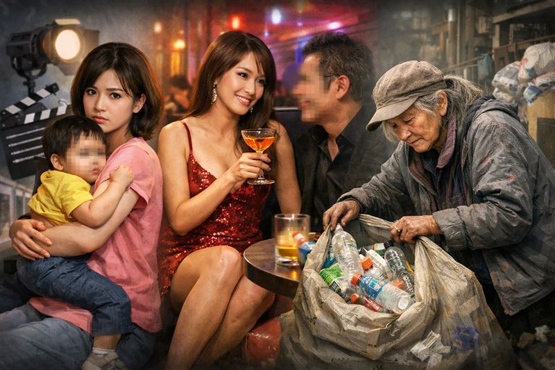 曾紅極一時!甜美女星未婚生子「淪阿公店小姐」晚景淒涼靠撿回收維生