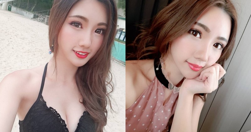 正妹「張倫倫」蕾絲比基尼太誘惑，底下挖空造型「好曲線曝光」！