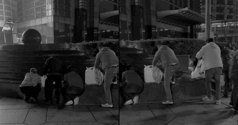 台北101風水池驚見民眾「提桶裝」 董事長賈永婕急喊：千萬不要飲用