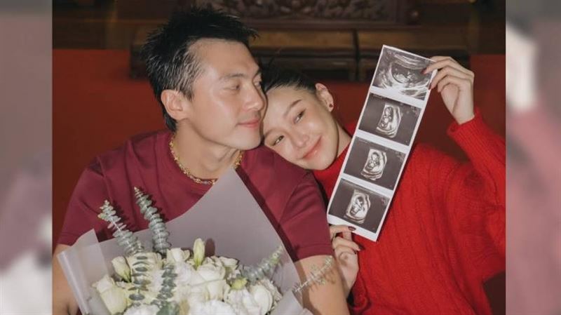 獨家／兔美懷孕曬超音波　謝睿宸嗨喊：正式當上謝爸謝媽