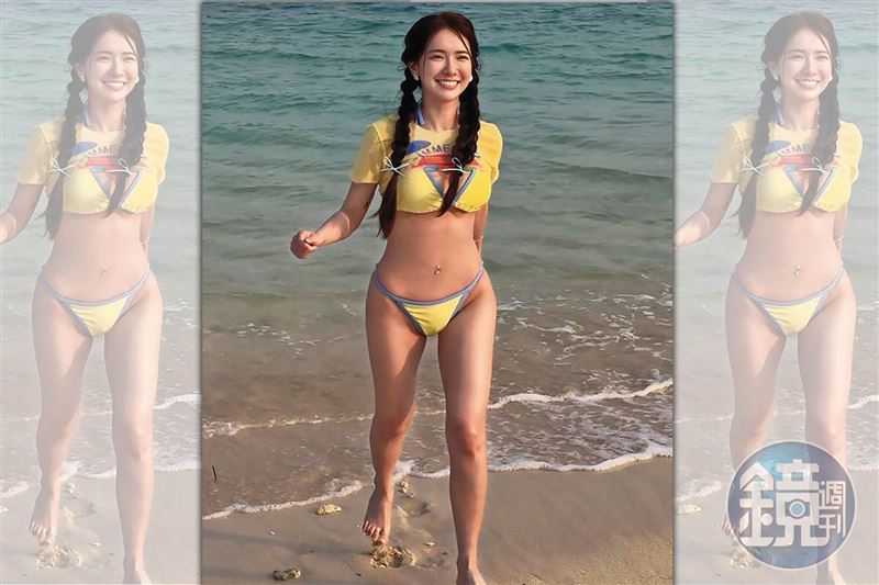 寫真拚人氣／獨家！沖繩沙灘取景　直擊禾羽拉梓梓下海拍寫真