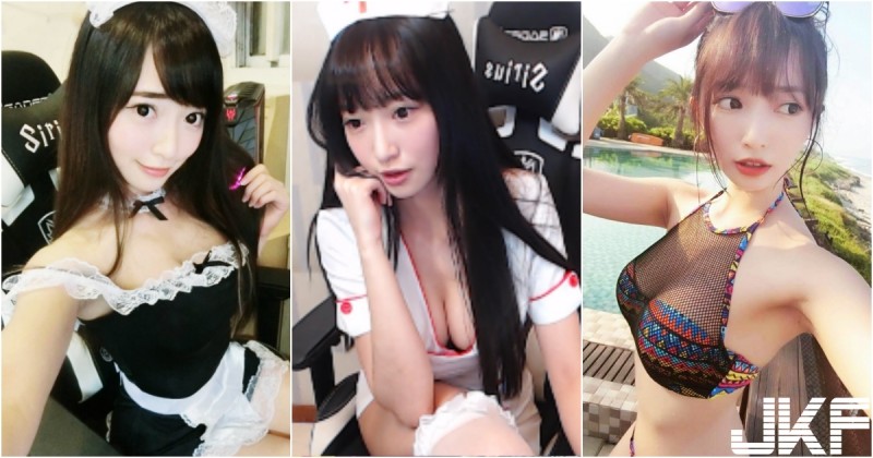 台灣正妹「美乳實況主」！變裝打game「白嫩深溝」秀出來！對面的人直接投降了啦…