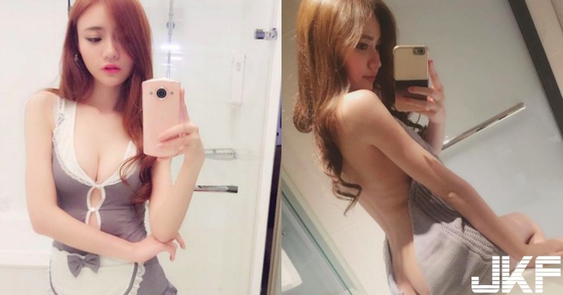 「超甜正妹」自拍好驚人！交出整片露背+「前後四粒」，視角讓人好衝動呀！