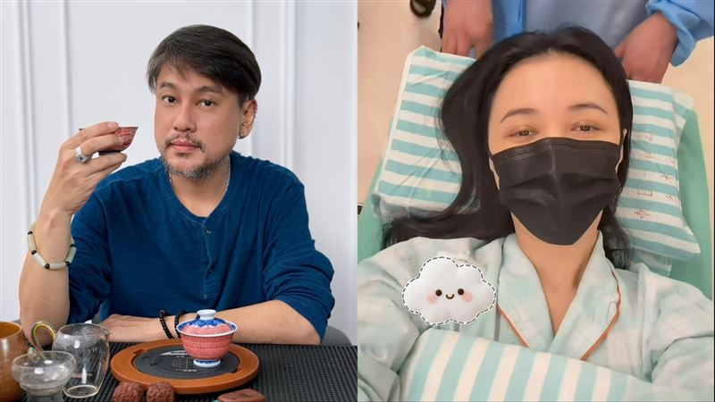 朱孝天現身節目才被「暴打」！愛妻突公開病榻照　證實入院手術