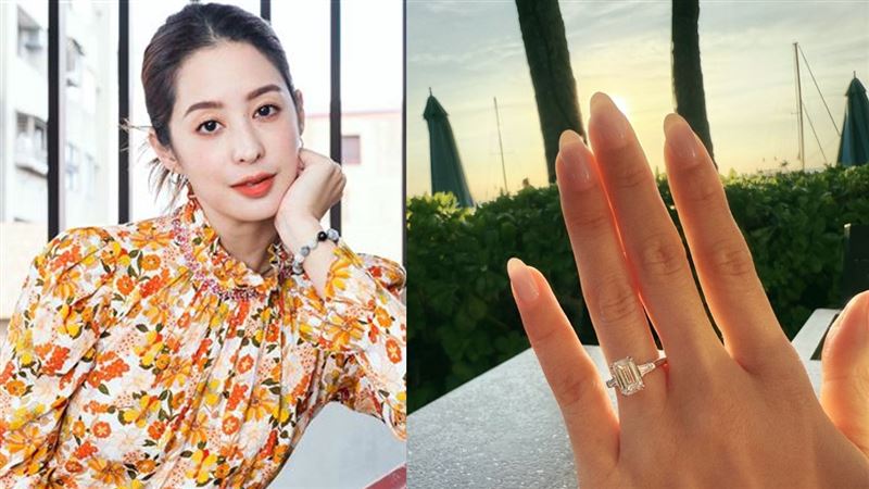 快訊／莫允雯宣布被求婚！被圈外男友套牢「曬超大鑽戒」經紀人回應了