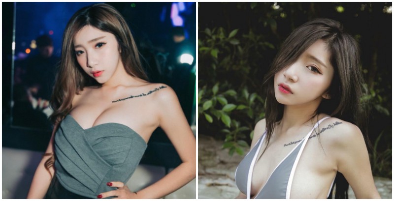 小隻馬就是要爆乳　「性感小隻馬」蕭晴溫泉自拍展現飽滿美乳，畫面太刺激啦！