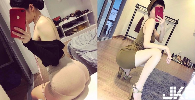 超猛！網拍老闆娘曬翹臀「側面太厲害」！引起慾望的「究極美臀」真的太危險了…