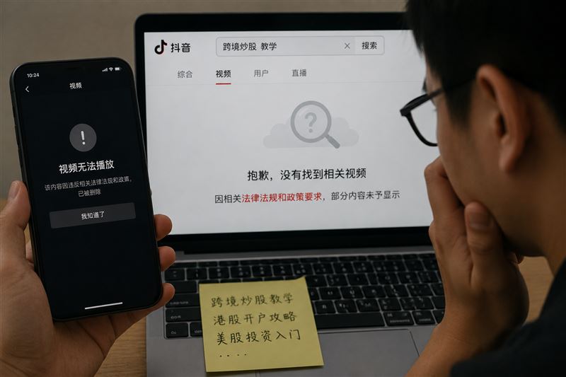 抖音下架1500則「跨境炒股教學影片」掀網熱議!專家曝中共背後用意
