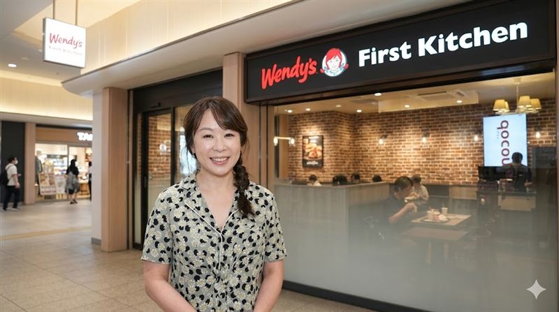 連戰二媳婦遊日巧遇「溫蒂漢堡」!罕見自曝早年打工經歷:好有親切感