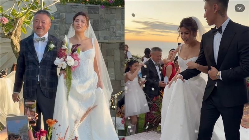 瘦子峇里島完婚！Jennifer「絕美正臉」首度曝光　攜手步入人生新階段