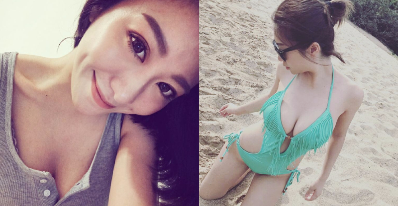 正妹櫃姐激似隋棠　「水滴美乳」飽滿渾圓！捷運乘客視角太養眼…