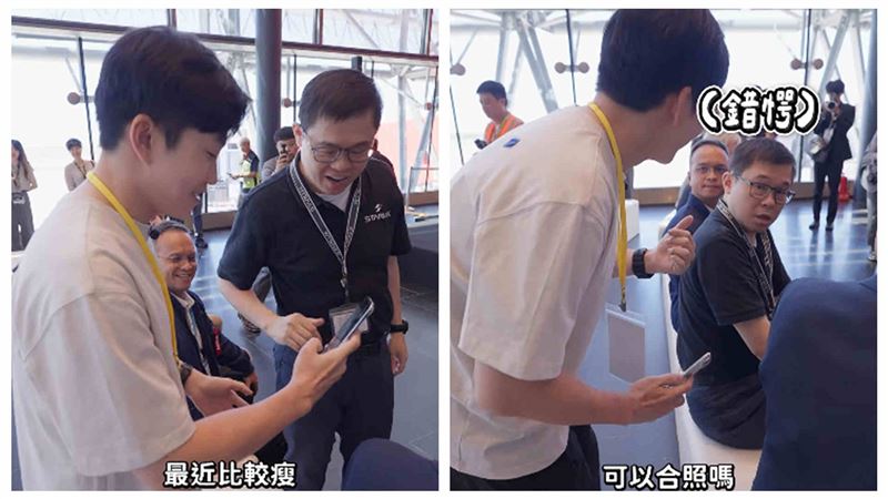 Joeman啟動迷弟模式！突飛奔張國煒背後　求合照真實反應曝光