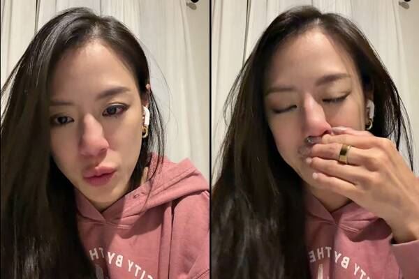跨國離婚官司卡關！女星直播到一半「突崩潰落淚」　失控畫面全被拍