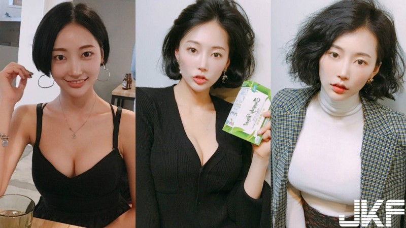 好猛！短髮正妹「圓乳」直接從毛衣蹦出！兇猛程度直逼19禁…