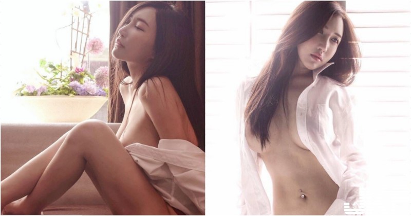 下班才穿衣服！「甜美奶妹」工作超豪放，「白皙巨胸」隨時待命呀！