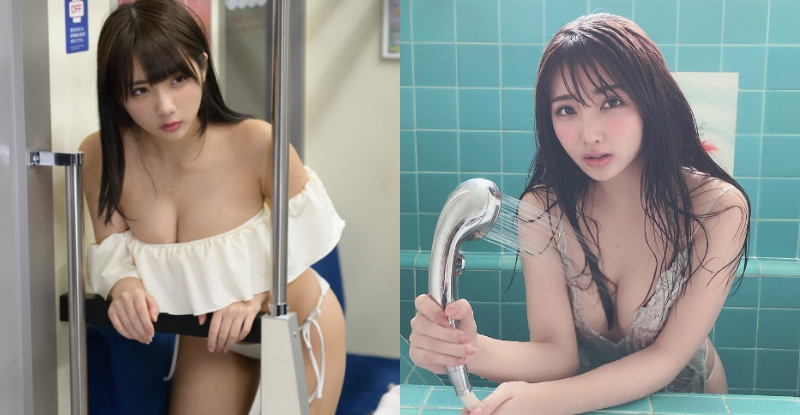 甜美妹子計程車上「偷偷掀衣」露巨乳　司機都無法專心開車了！