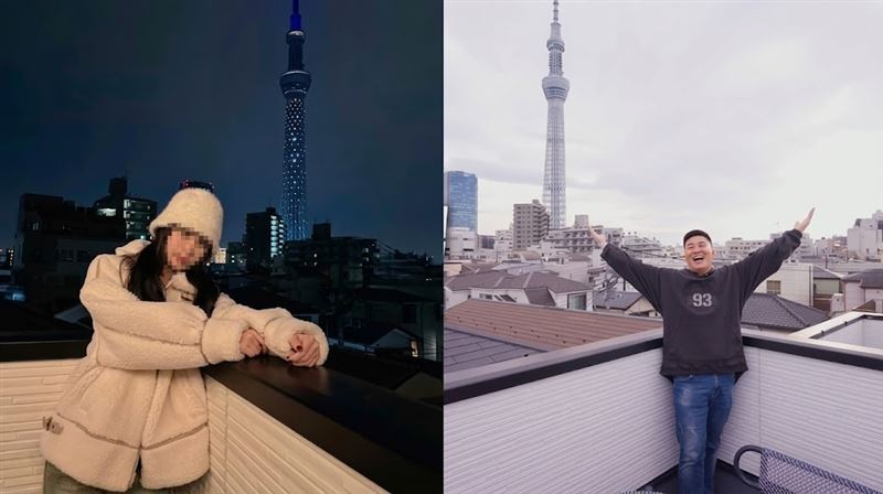 女網紅「晴空塔慶生照」同角度Joeman陽台!網起底驚天大瓜 她緊急關IG