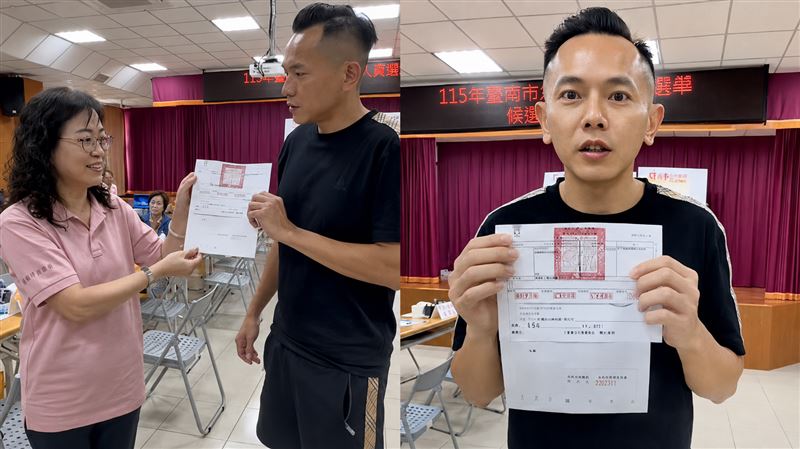 震撼宣布參選!AJ哥「繳16萬保證金」角逐台南市議員 粉絲狂刷:凍蒜