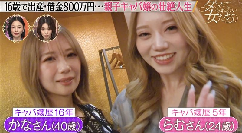 16歲產女背債800萬!40歲凍齡媽攜24歲女「下海做酒店」 驚人夜生活曝