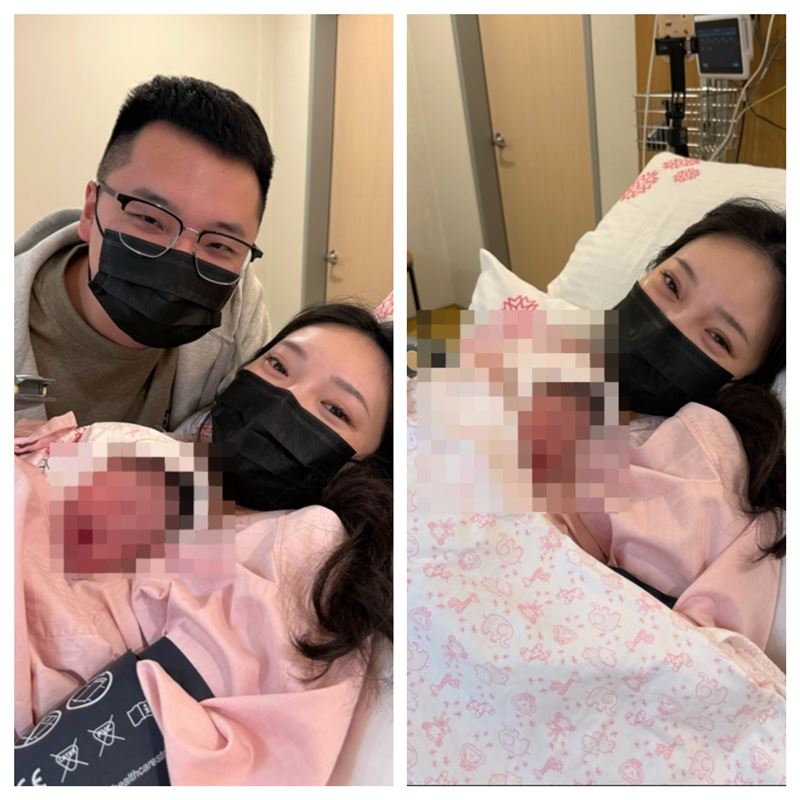 催生18小時升格當媽！櫻桃姐姐曬愛女「超萌正面照」淚喊：終於見到你