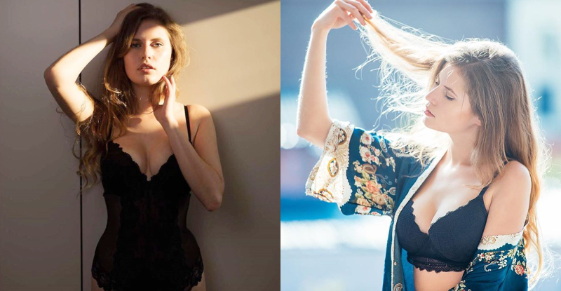 危險！妹子小心機…衣服總是不穿好　「白嫩美乳」隨時都要被出賣啦