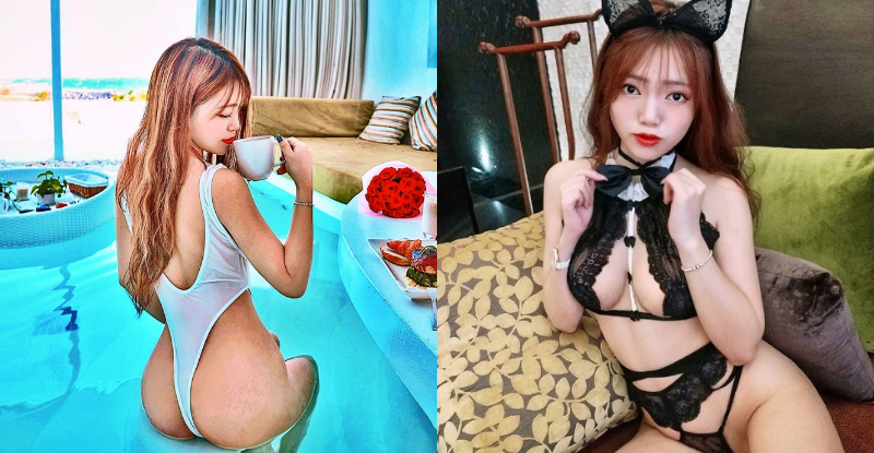 性感寶貝「章魚孃」高衩泳裝展現努力健身練出的渾圓蜜桃